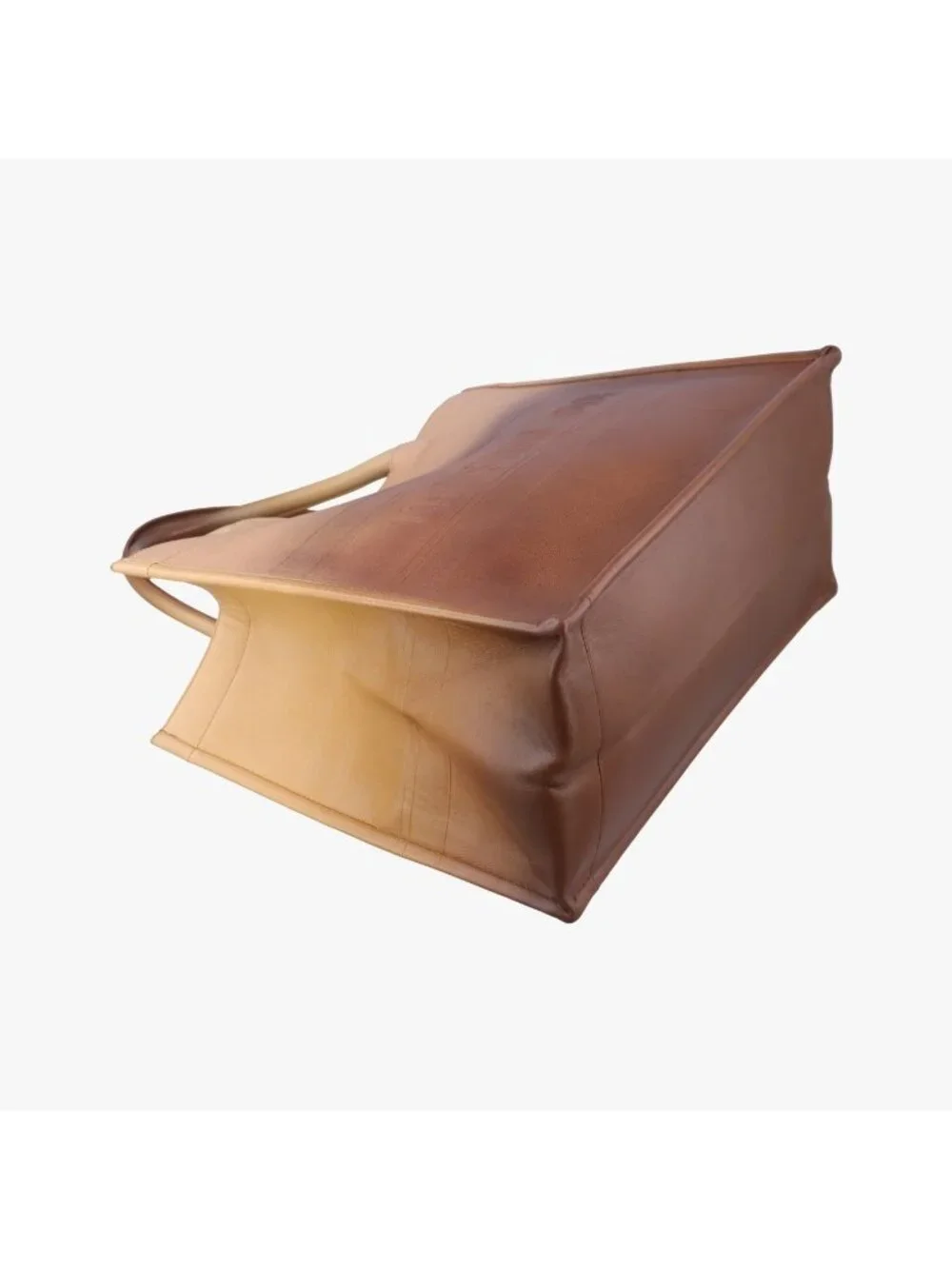 Dior Book Tote Brown Leather